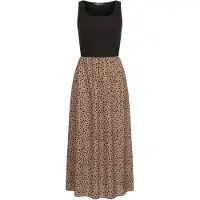 Cloud5ive Vestido castanho claro / preto
