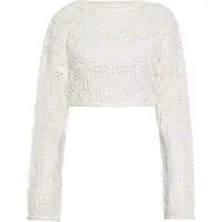 Swirly Pullover branco