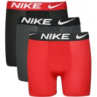 Nike Cueca 'ESSENTIAL' cinzento escuro / vermelho / preto / branco