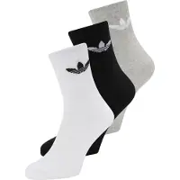 Adidas Originals Meias Crew Trefoil Cushion 3 Pares