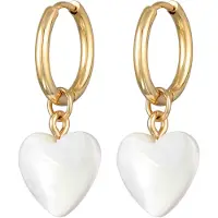 Elli Brincos 'Herz' ouro / branco pérola