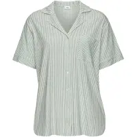 s.Oliver Camisa de pijama verde / branco