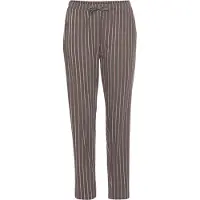s.Oliver Calças de pijama bege / castanho / vermelho claro
