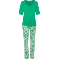 s.Oliver Pijama verde / branco