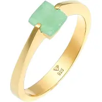 Elli PREMIUM Anel ouro / jade
