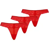 TEYLI Tanga 'Leo' vermelho