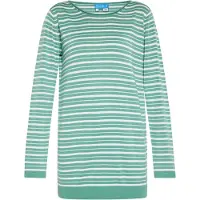 SANIKA Pullover verde claro / branco