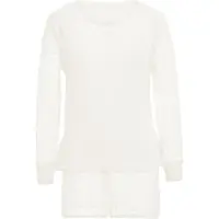 Paino Pullover branco lã