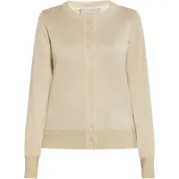 Dreimaster Klassik Casaco de malha creme