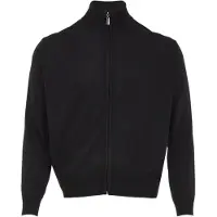 NAEMI Casaco de malha preto