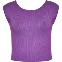 Nascita Top de malha roxo