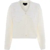 NAEMI Casaco de malha branco / branco lã