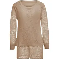 ZITHA Pullover taupe