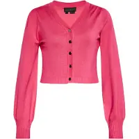 NAEMI Casaco de malha rosa