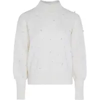 Nascita Pullover branco pérola / branco lã