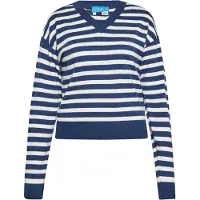 SANIKA Pullover marinho / branco
