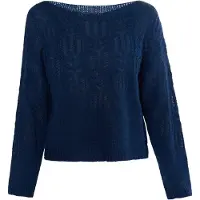 Dreimaster Klassik Pullover azul escuro
