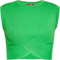 Swirly Top de malha lima