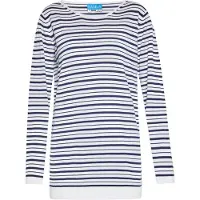 SANIKA Pullover navy / branco