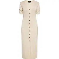 NAEMI Vestido de malha creme