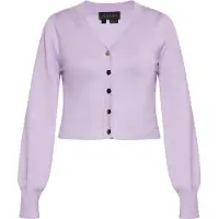 NAEMI Casaco de malha lavanda