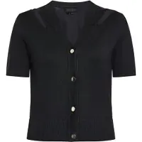 NAEMI Casaco de malha preto