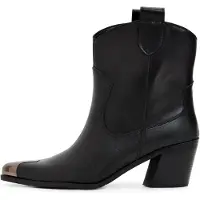 CESARE GASPARI Botas de cowboy ouro / preto