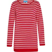 SANIKA Pullover vermelho / branco
