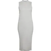 Faina Vestido de malha cinzento