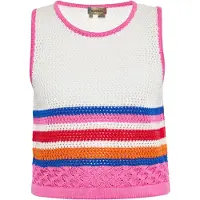 Ebeeza Top azul / verde / rosa / branco