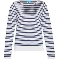 SANIKA Pullover marinho / branco