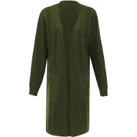 ALARY Casaco de malha verde escuro