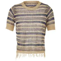 MAHISHA Pullover areia / marinho