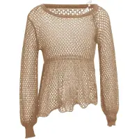 Nascita Pullover bege / branco pérola