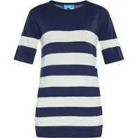 SANIKA Pullover marinho / branco