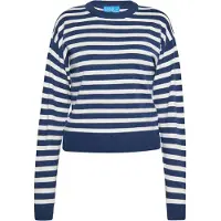 SANIKA Pullover navy / branco