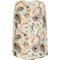 Usha Blusa creme / mistura de cores