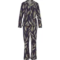 LASCANA Pijama navy / verde pastel / verde escuro / rosa claro