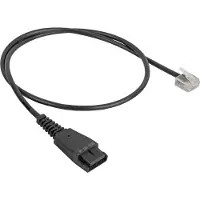 Jabra Fones De Ouvido Quick Disconnect To Modular Rj Extension Cord For Siemens Open Stage