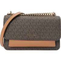Michael Kors Mala de ombro 'Sac Bandoulière Claire Marron' castanho