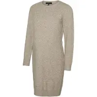 Vero moda Maternity Vestido de malha 'VMMDoffy' castanho claro