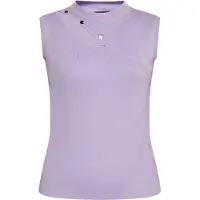 NAEMI Top de malha lavanda / prata