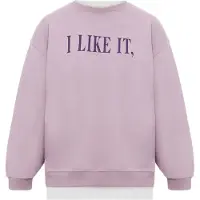 Homebase Sweatshirt orquídea / roxo escuro / branco