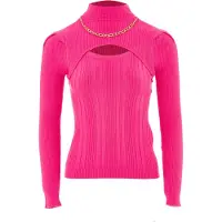 Nascita Pullover rosa néon
