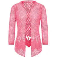 Ebeeza Casaco de malha rosa