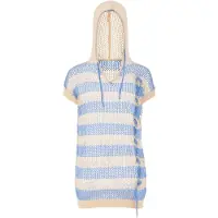 SANIKA Pullover bege claro / azul