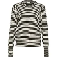 Kaffe Pullover 'KA Nala' preto / offwhite