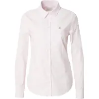 Gant para mulher. 4300141 Camisa Oxford Slim Fit elástica rosa (34), Algodão, Clássico, Manga comprida