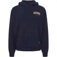 !Solid Sweatshirt 'Francisco' azul escuro / laranja / branco