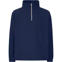 !Solid Pullover 'IBRAHIM' navy